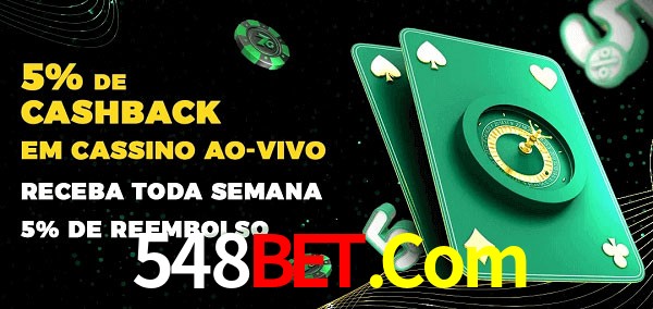 Promoções do cassino ao Vivo 548Bet.Com
